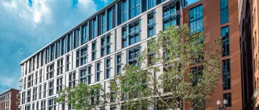 This residence building is among the first ECOPact projects in the United States. 